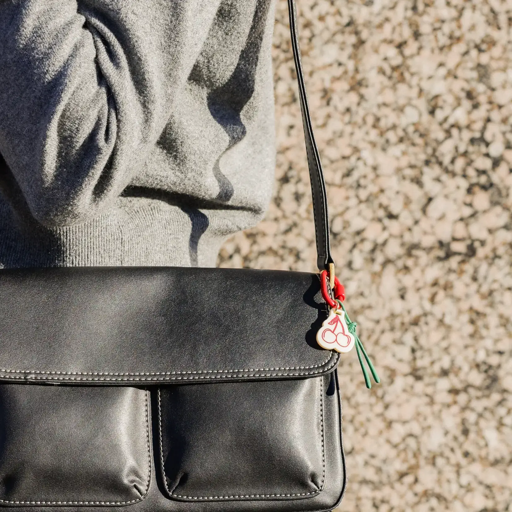 Freshwater Curated Goods Cherry Bag Charm