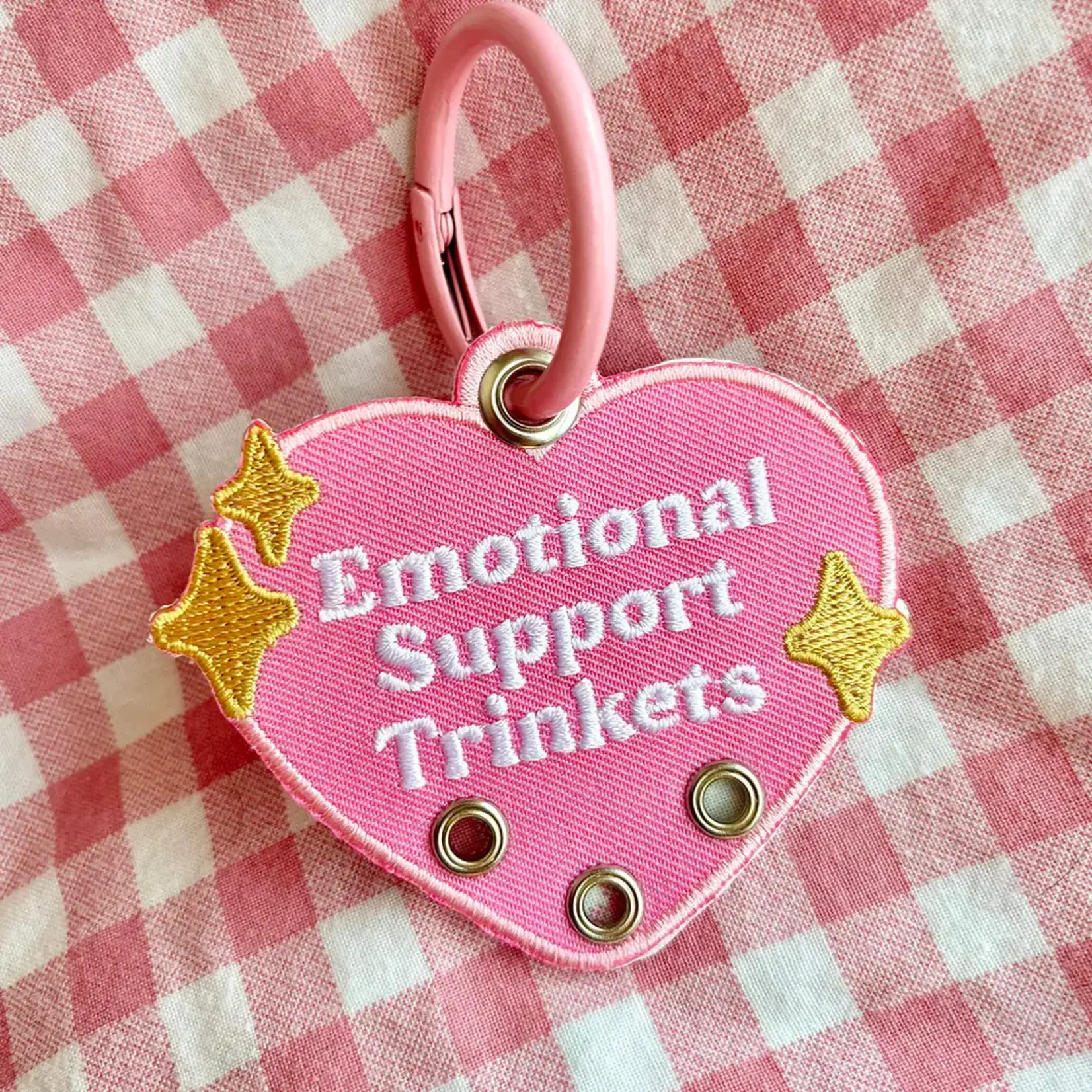 Emotional Support Trinkets Keychain