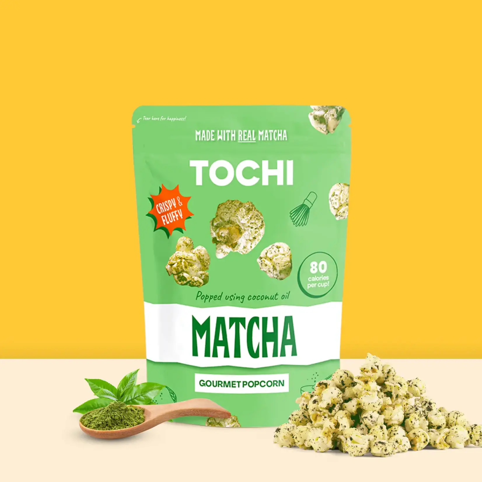 Tochi Snacks Matcha Popcorn FINAL SALE