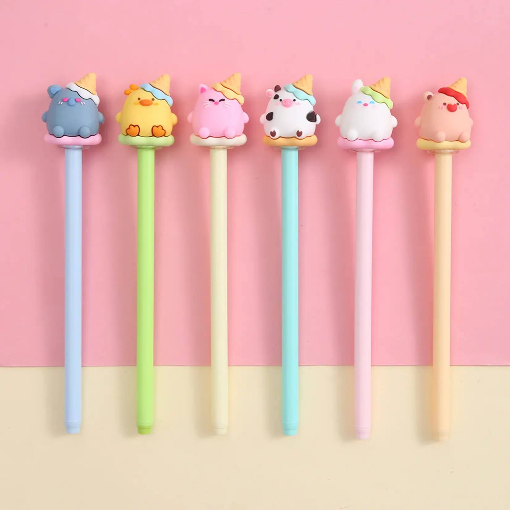 BC Mini Ice Cream Party Animals Gel Pen