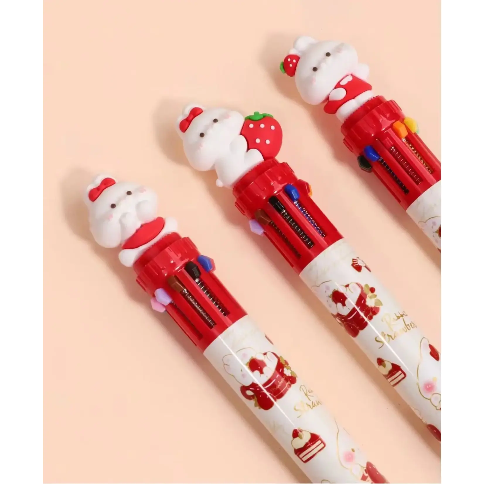 BC Mini Rabbit Strawberry Ball Pen