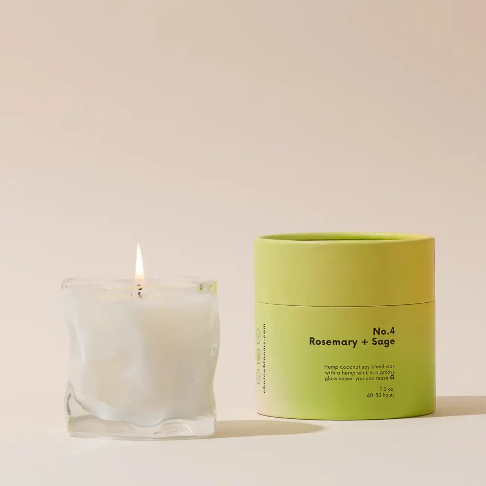 Choice Blooms No. 4 Rosemary + Sage Candle