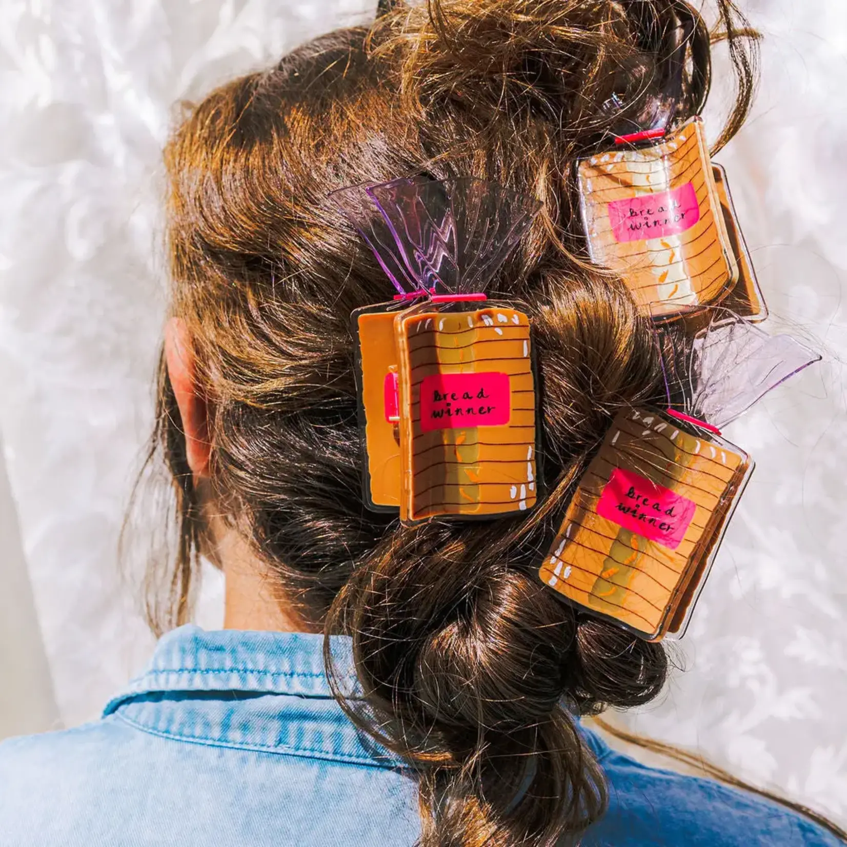 The Peach Fuzz Bread Winner Hair Claw-FINAL SALE