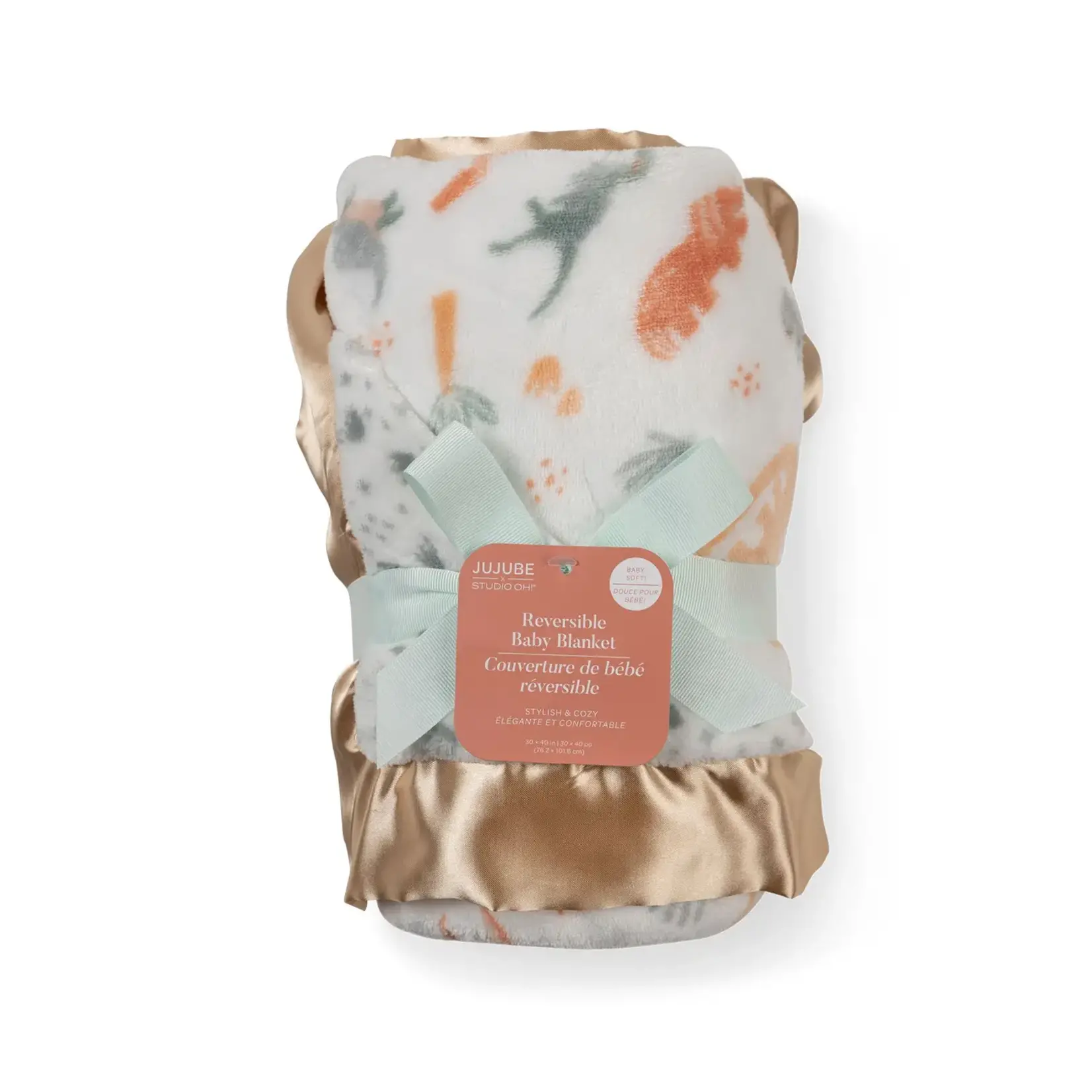 JuJuBe Reversible Baby Blanket Roarsome