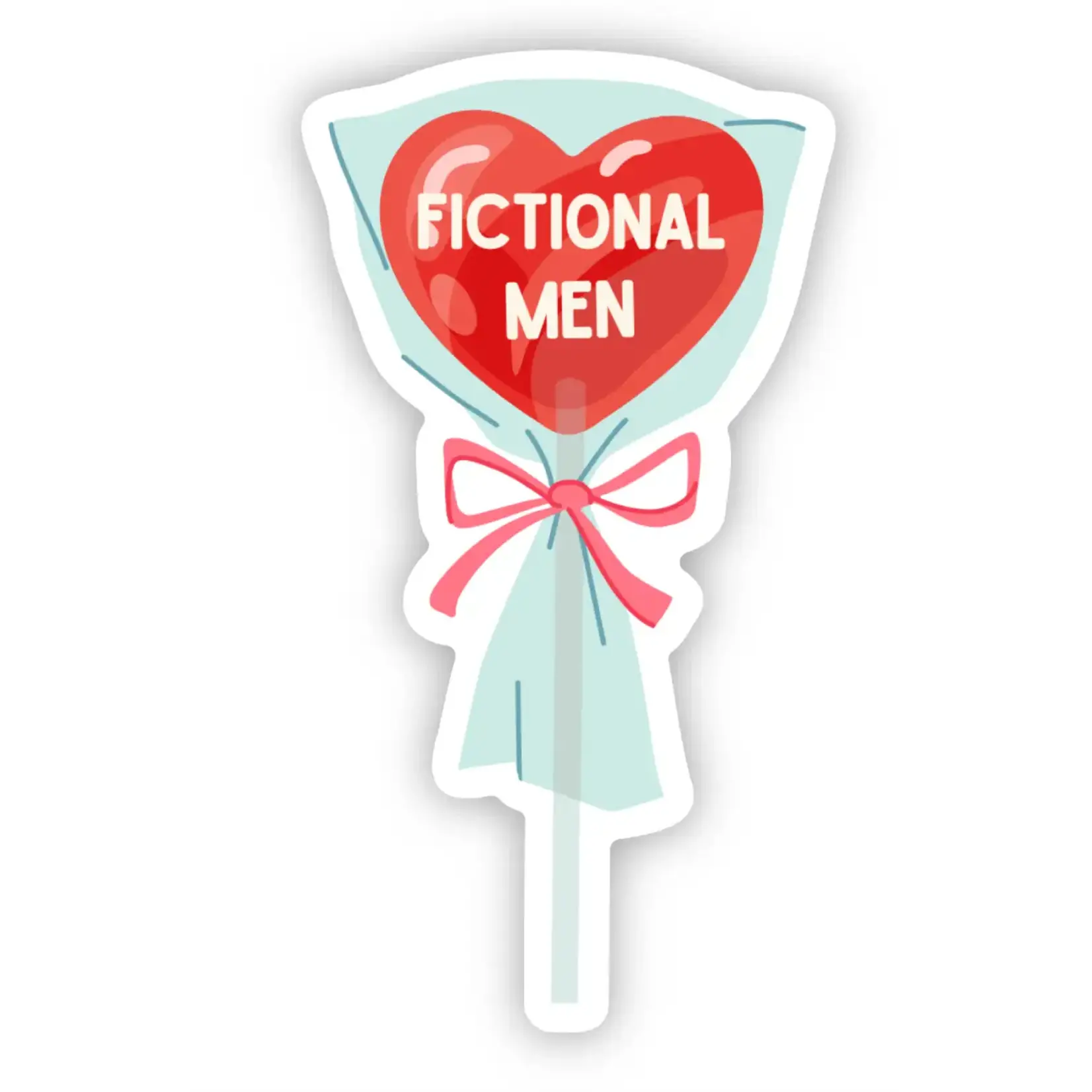 inviting affairs paperie Fictional Men Lollipop Sticker