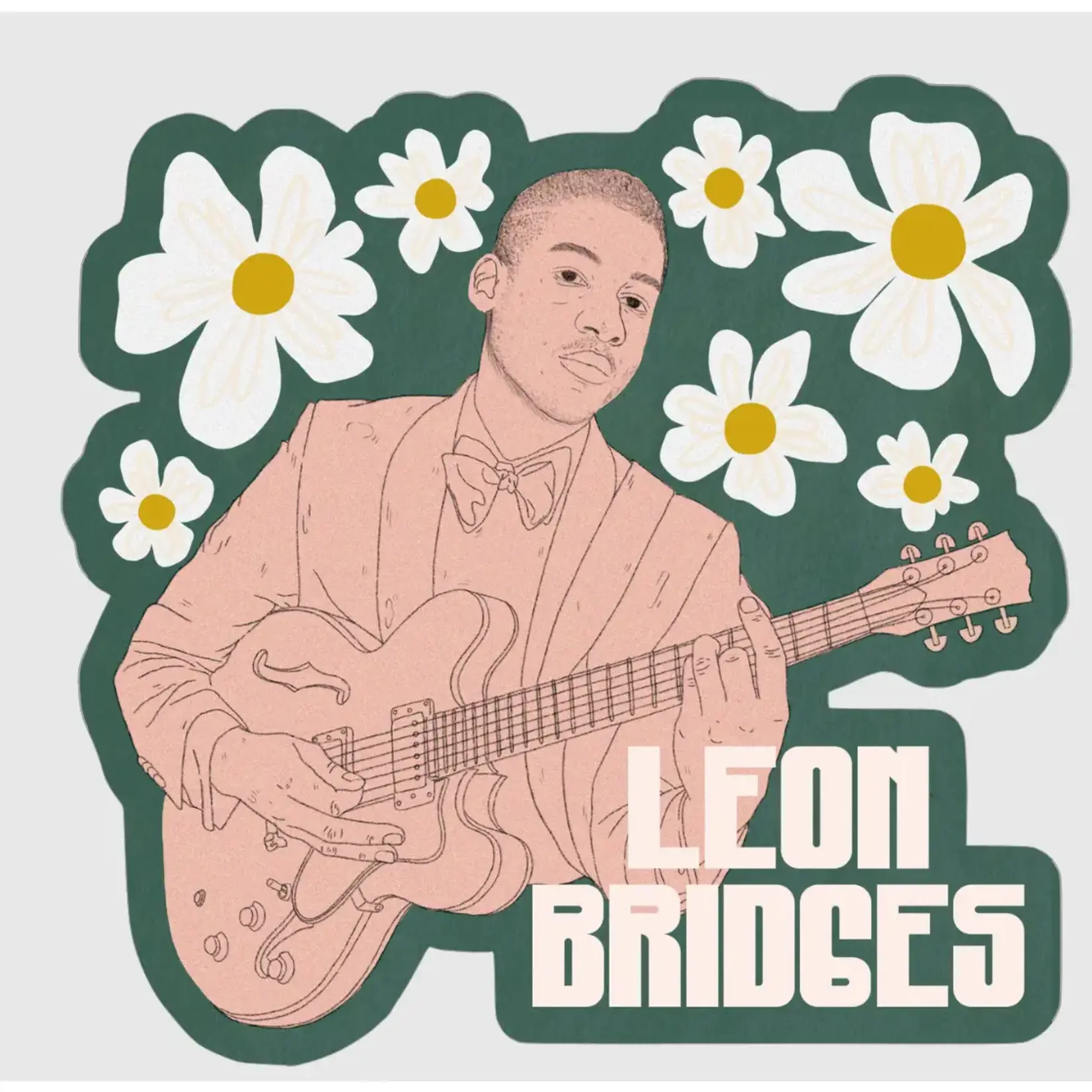 inviting affairs paperie Leon Bridges Sticker