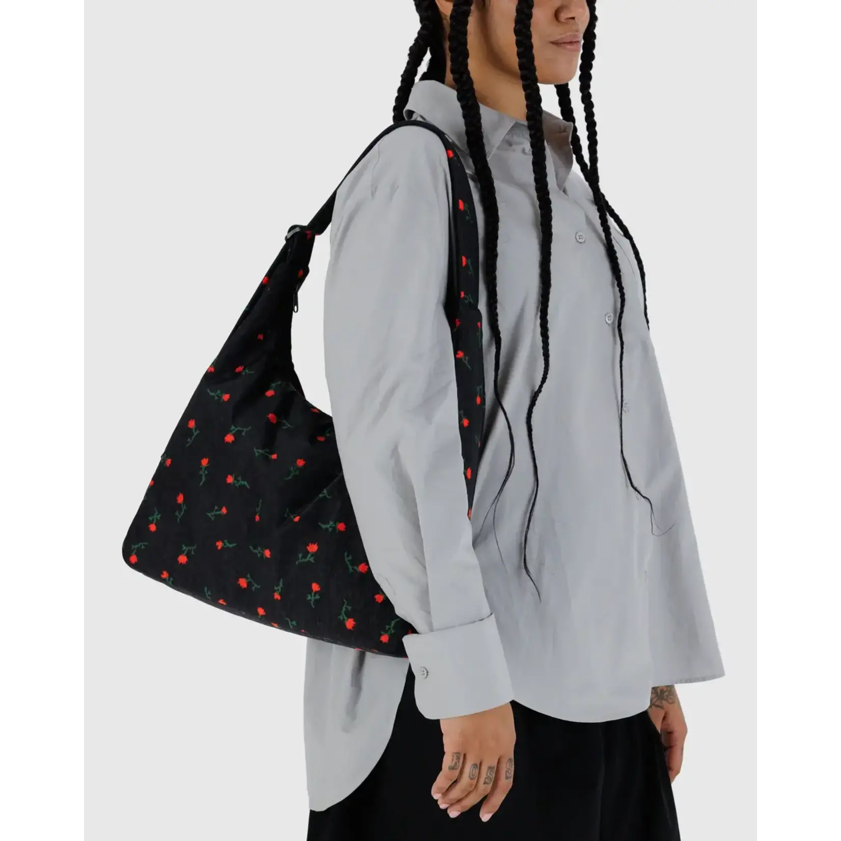 Baggu Nylon Shoulder Bag Painted Wildflower