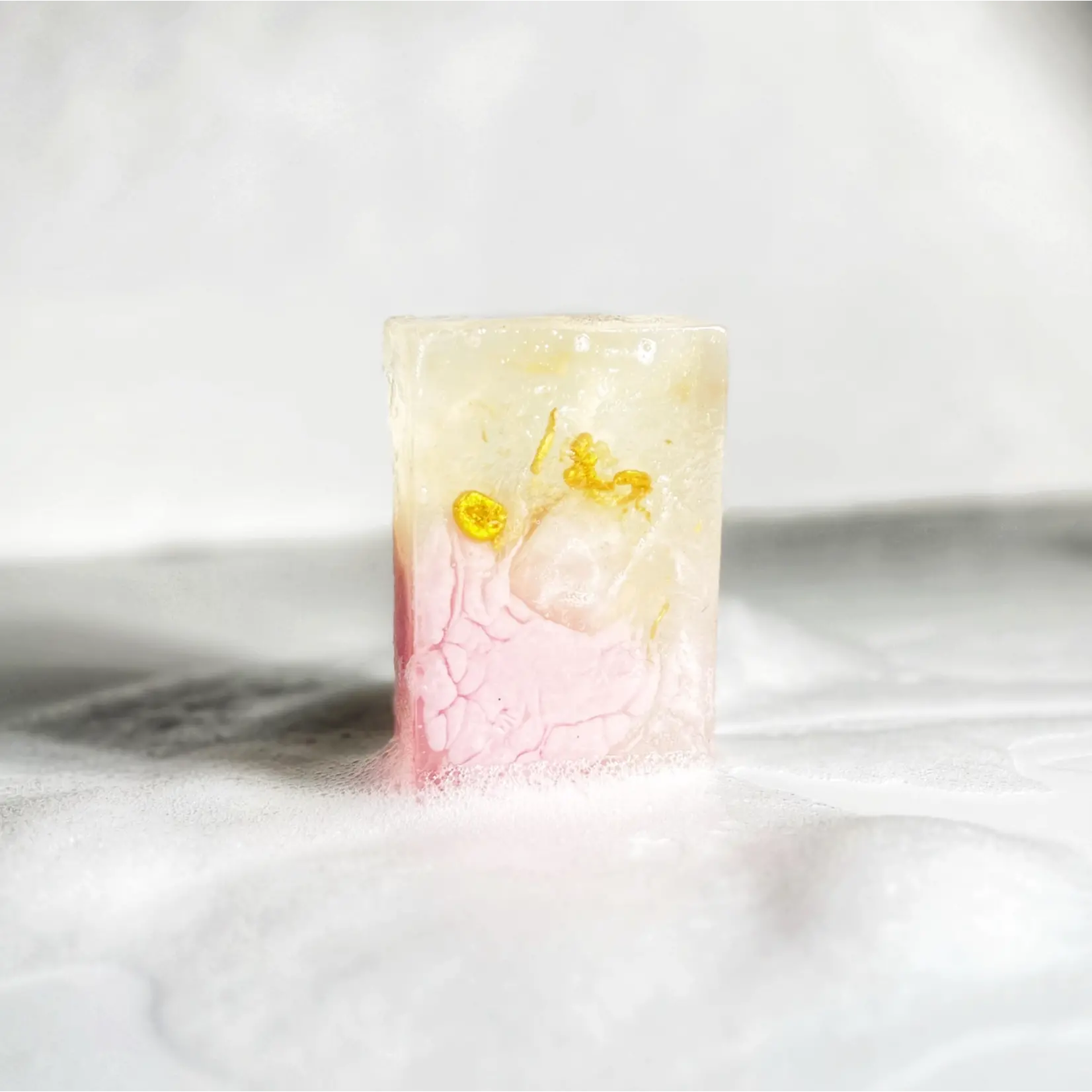 Sow the Magic Spirited Sunset Gemstone Bar Soap Wild Rose With Rose Quartz