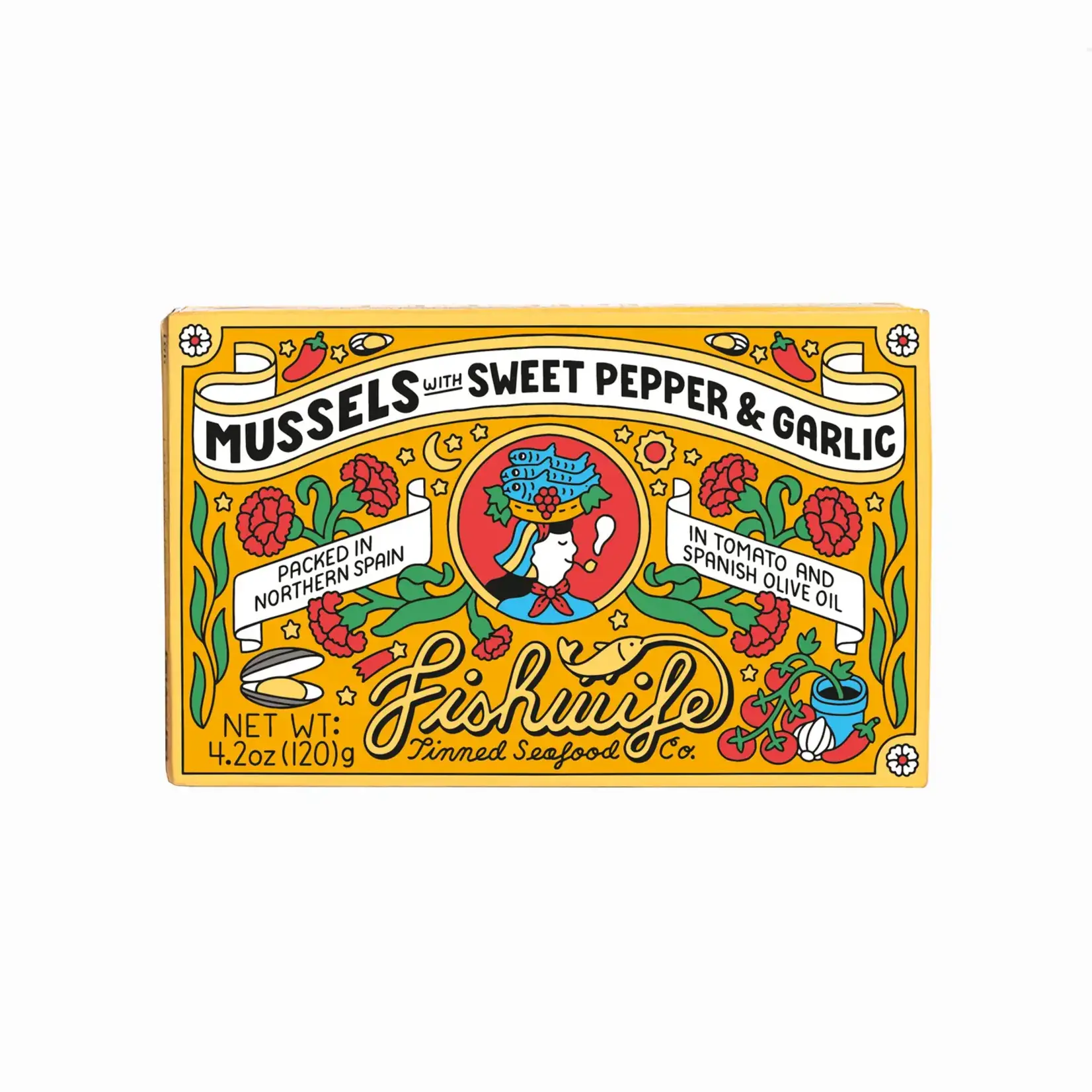 Fishwife Mussels, Sweet Pepper & Garlic