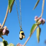 Peter and June Tiny Buzz Necklace