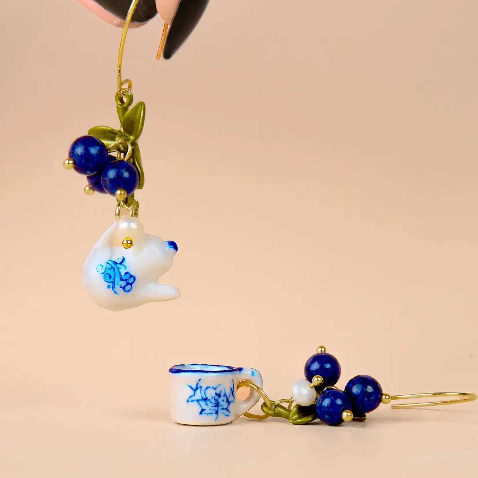 Peter and June Spill the Tea Earrings