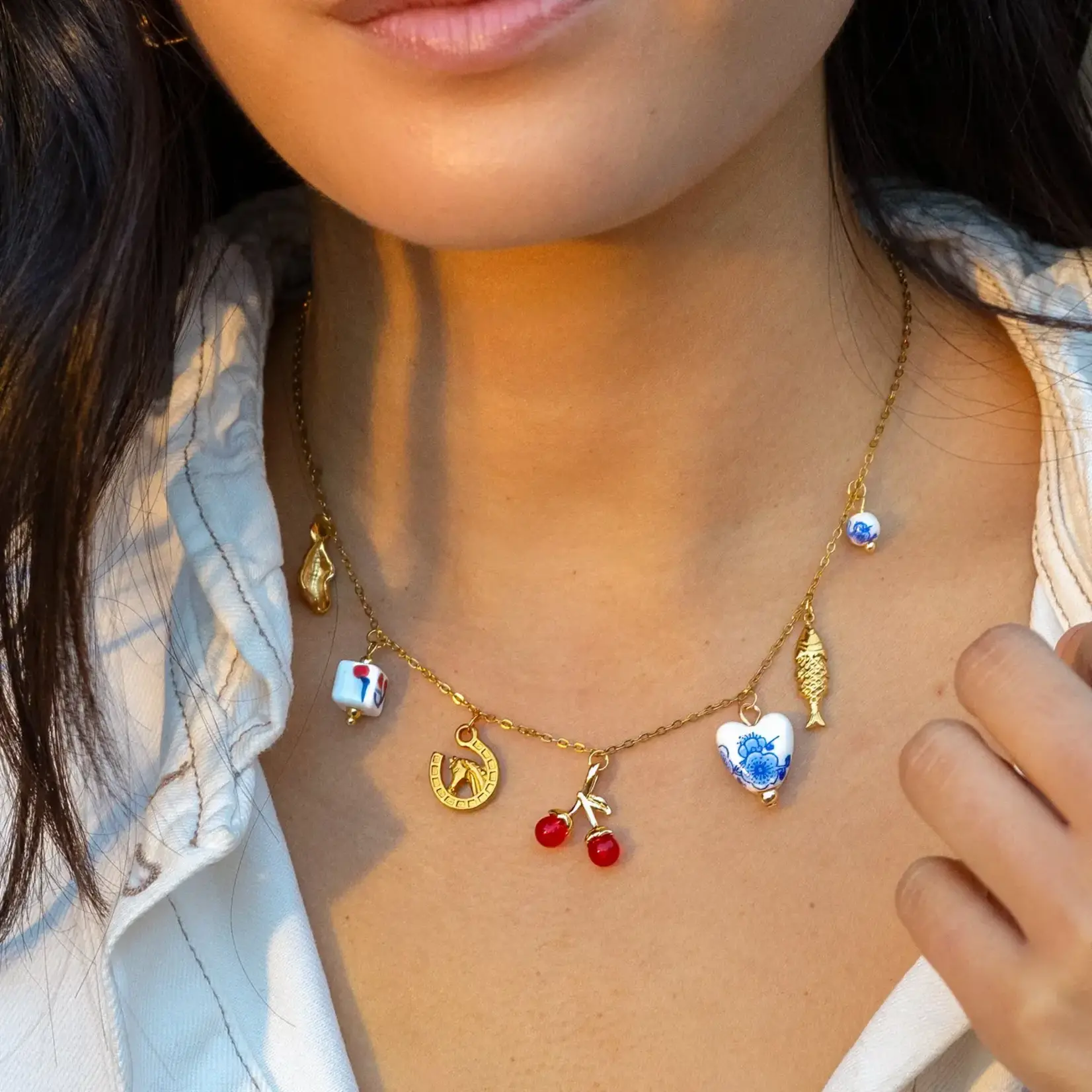 Peter and June Lucky Charmed Necklace