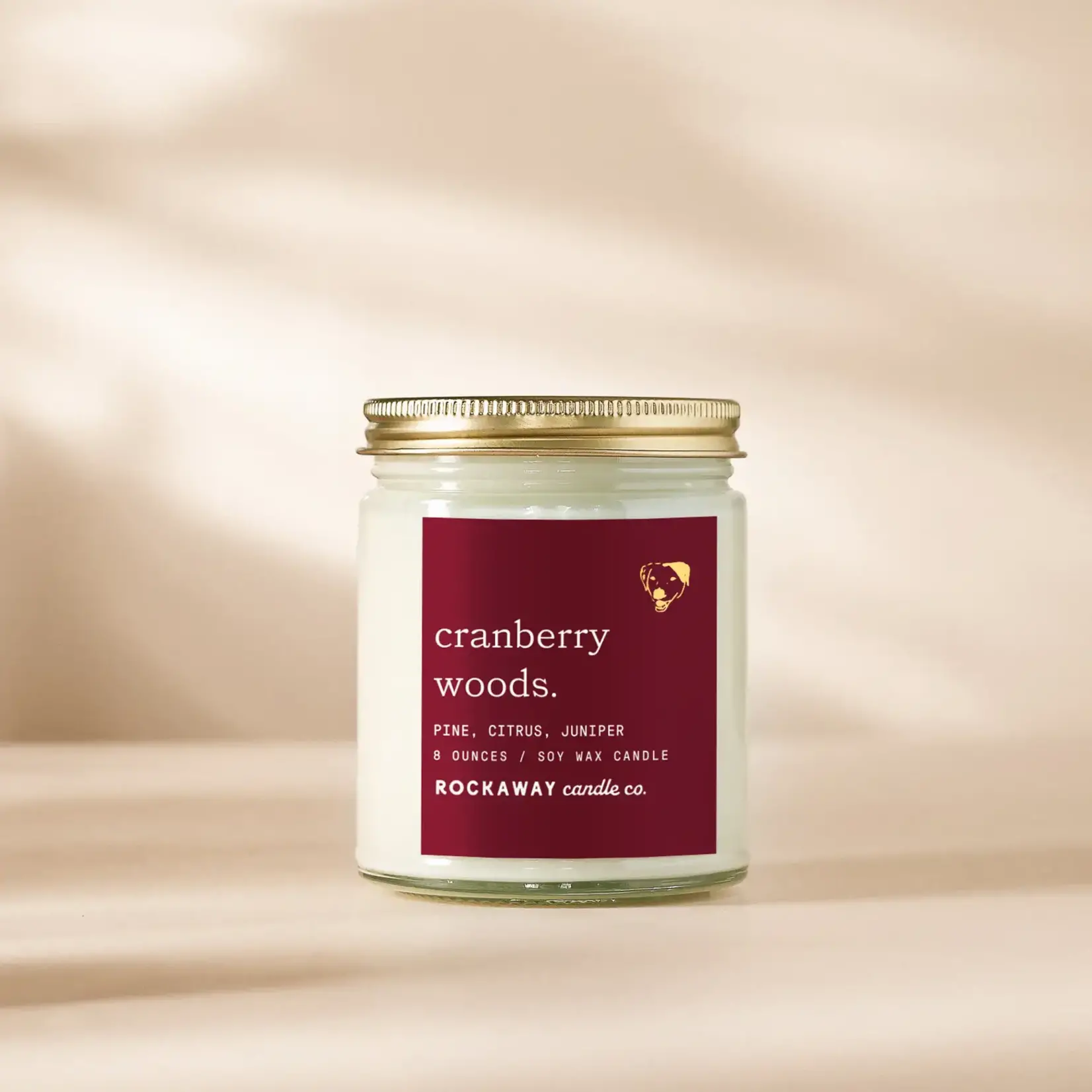 Rockaway Candle Co Cranberry Woods Candle