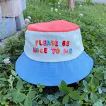 The Peach Fuzz Be Nice To Me Bucket Hat