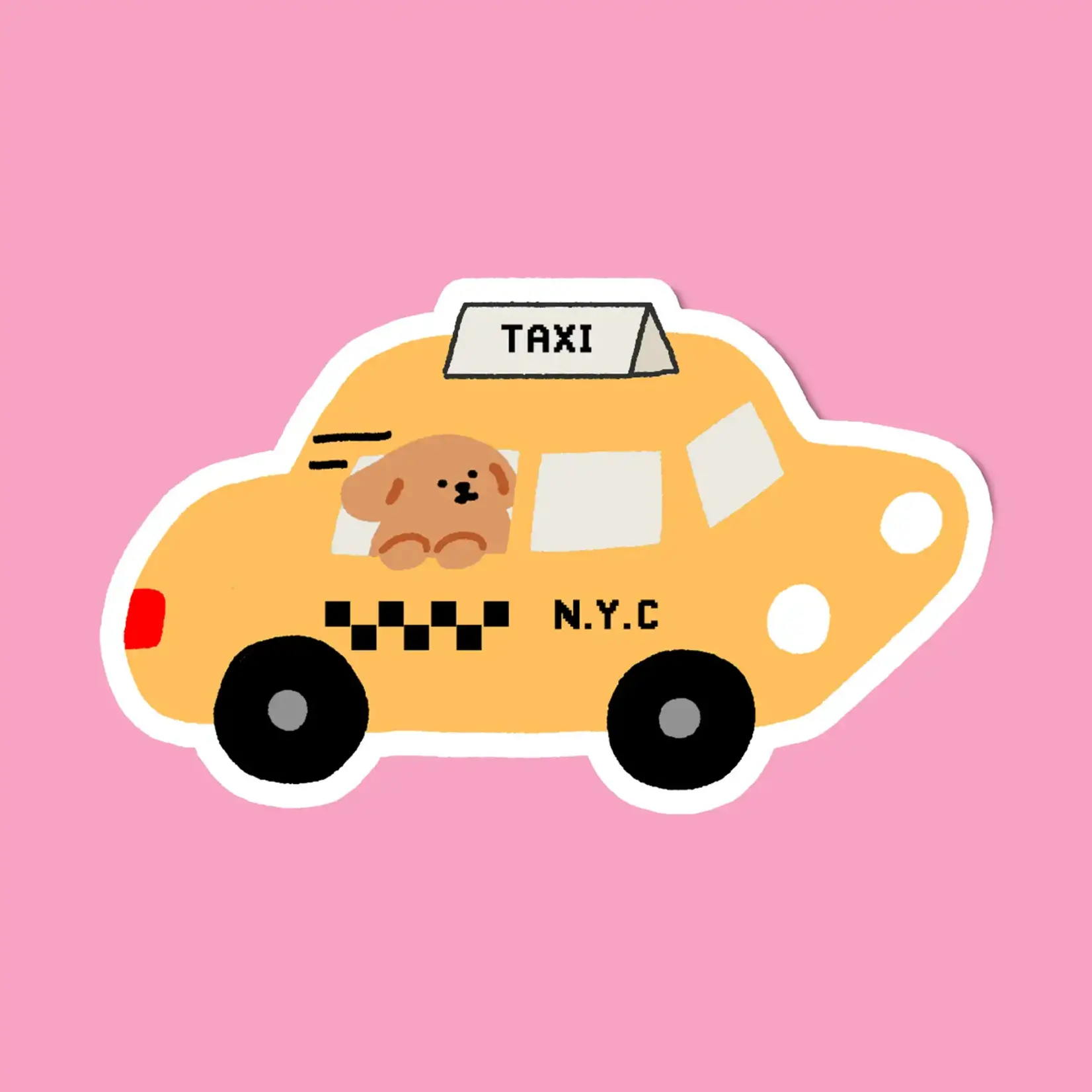 IEJ Studio Nyc Taxi Dog Sticker