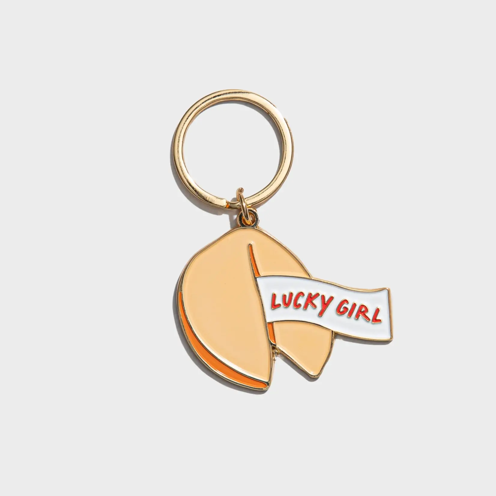 Brittany Paige Fortune Cookie Enamel Keychain