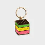 Brittany Paige Italian Rainbow Cookie Enamel Keychain