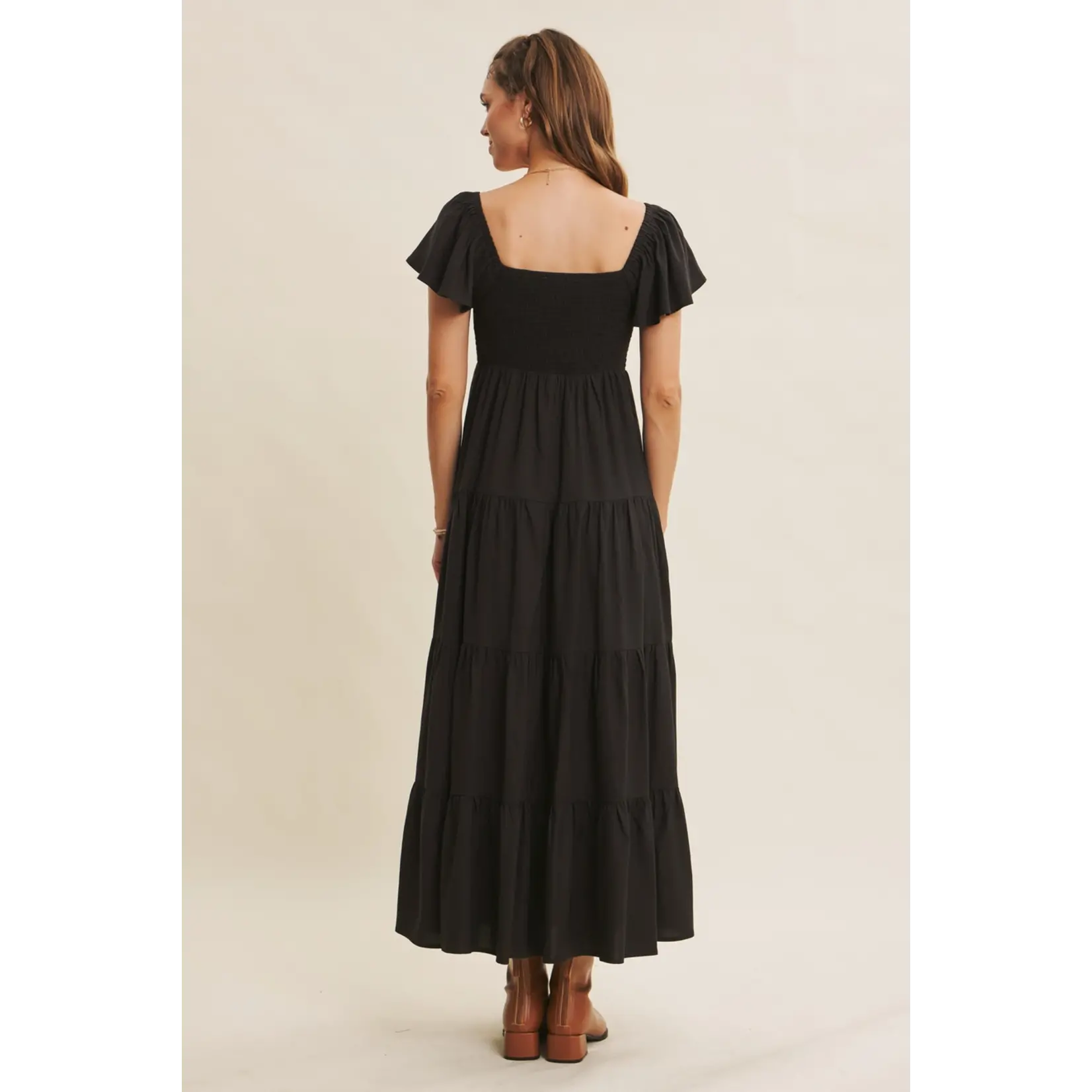 In February Artisanal Charm Maxi- BLACK FINAL SALE