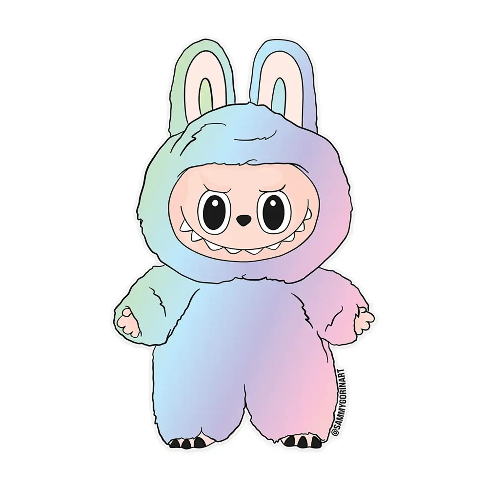Sammy Gorin Lbubu Monster Lafufu Sticker