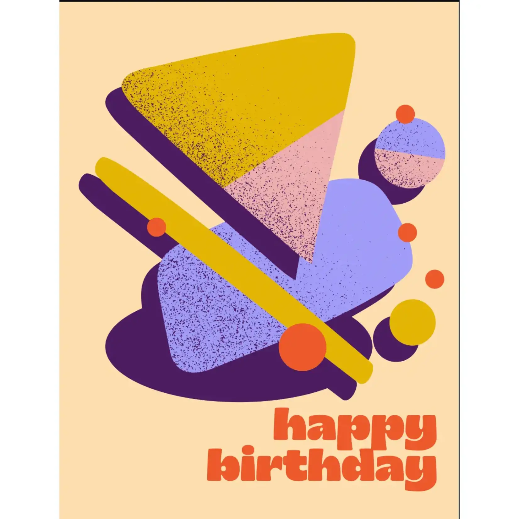 Cards by De Happy Birthday (Shapes)