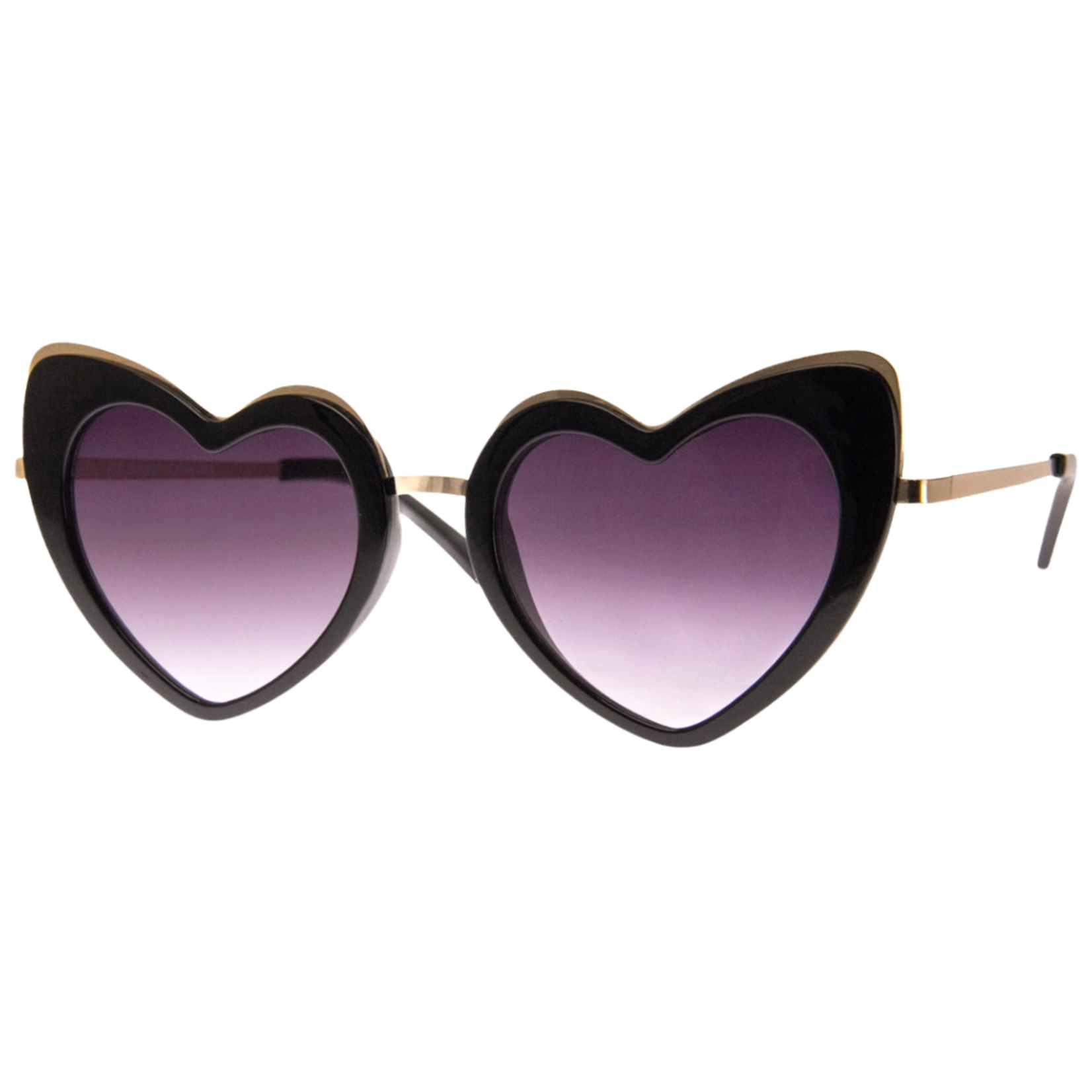AJ Morgan Heart Throb Sunglasses Black/Gold