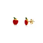 Amano Studio Red Apple Stud Earrings