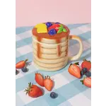 Canna Style Pancake Mug with Lid
