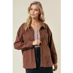 Doe and Rae Corduroy Oversized Jacket - CHOC