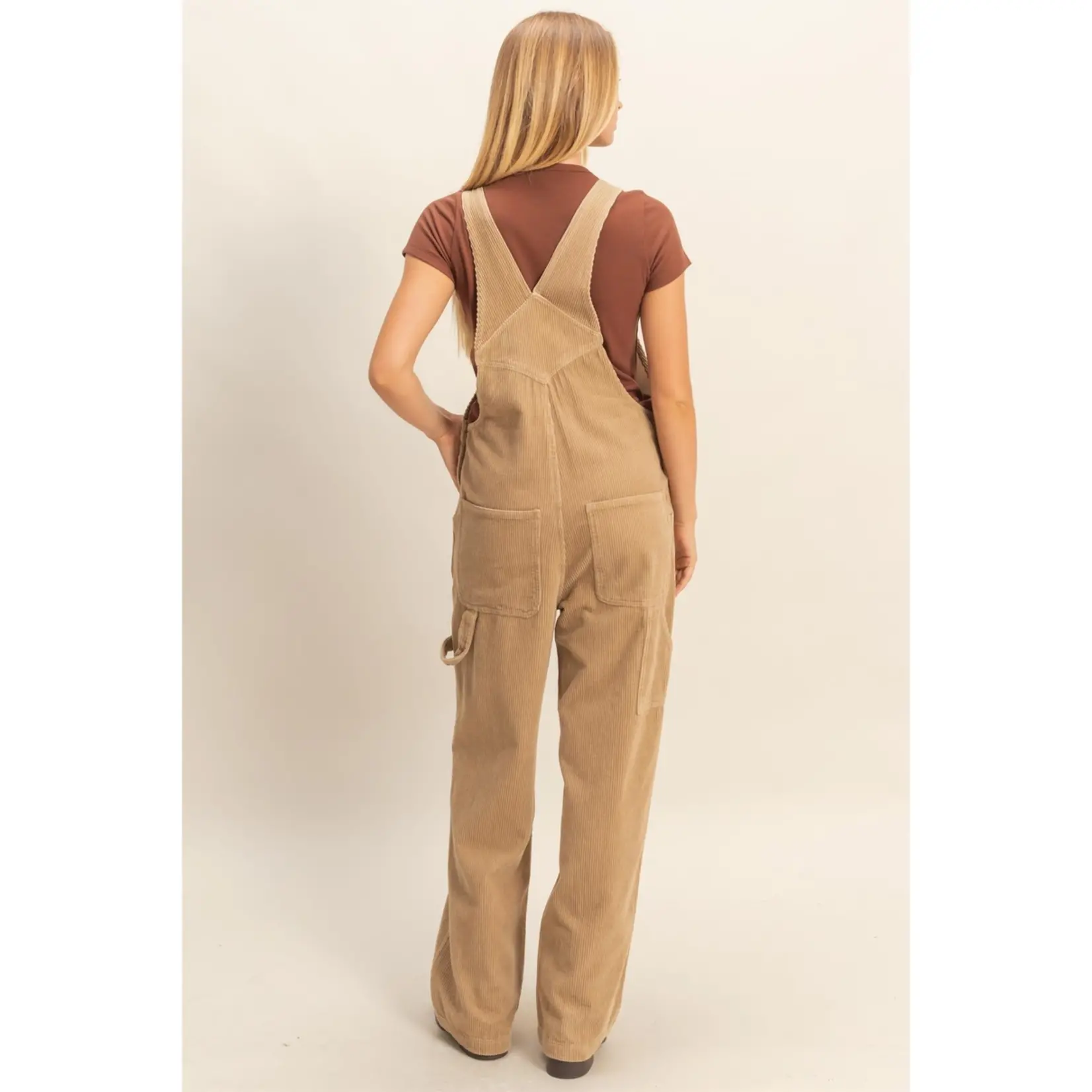 HYFVE Corduroy Overall TAUPE