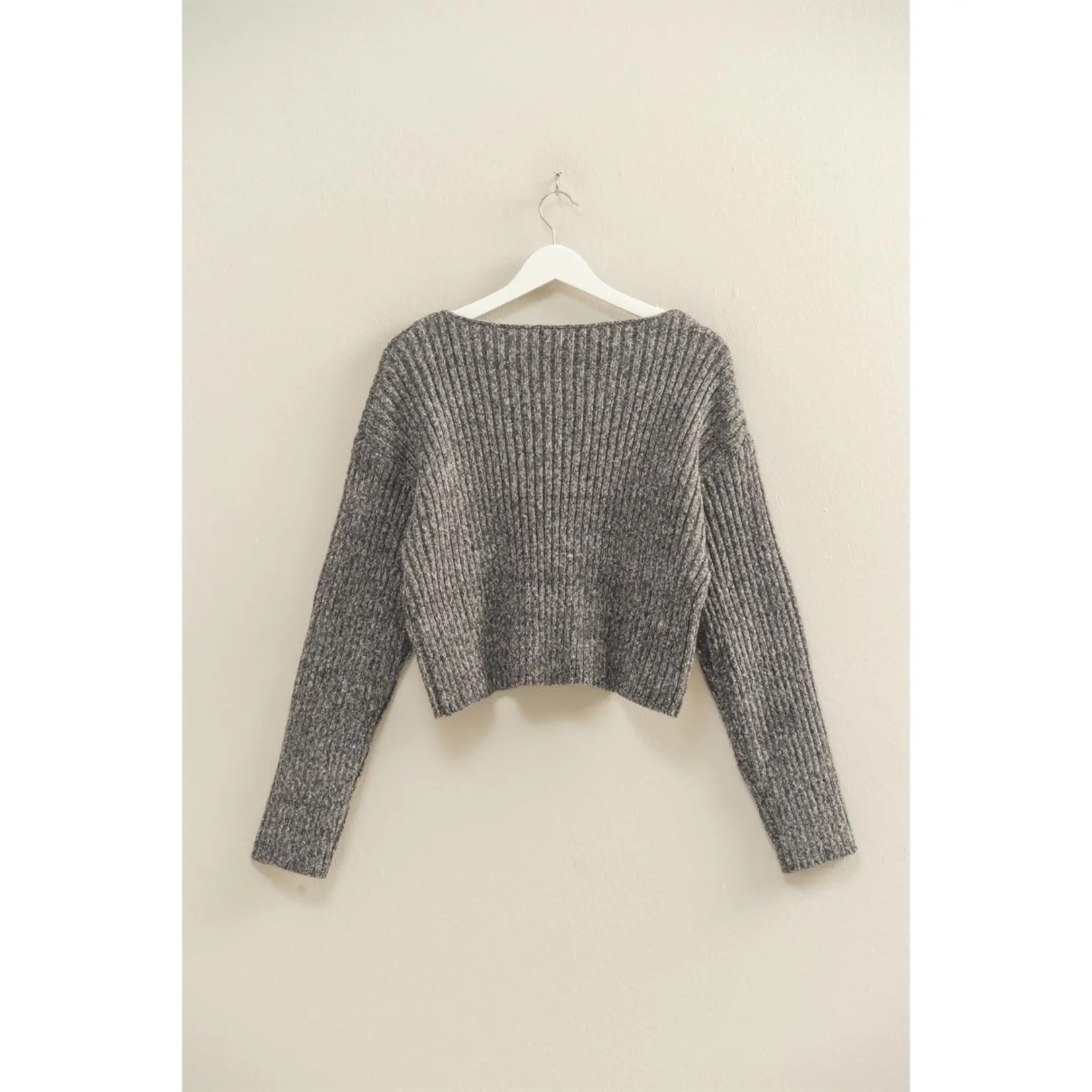 HYFVE Drop Sleeve Sweater BLACK