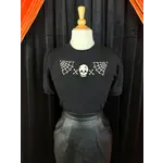 Mischief Made Skull Web Sweater-Black