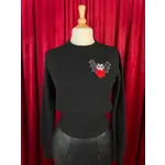 Mischief Made Love Bite Sweater-Black