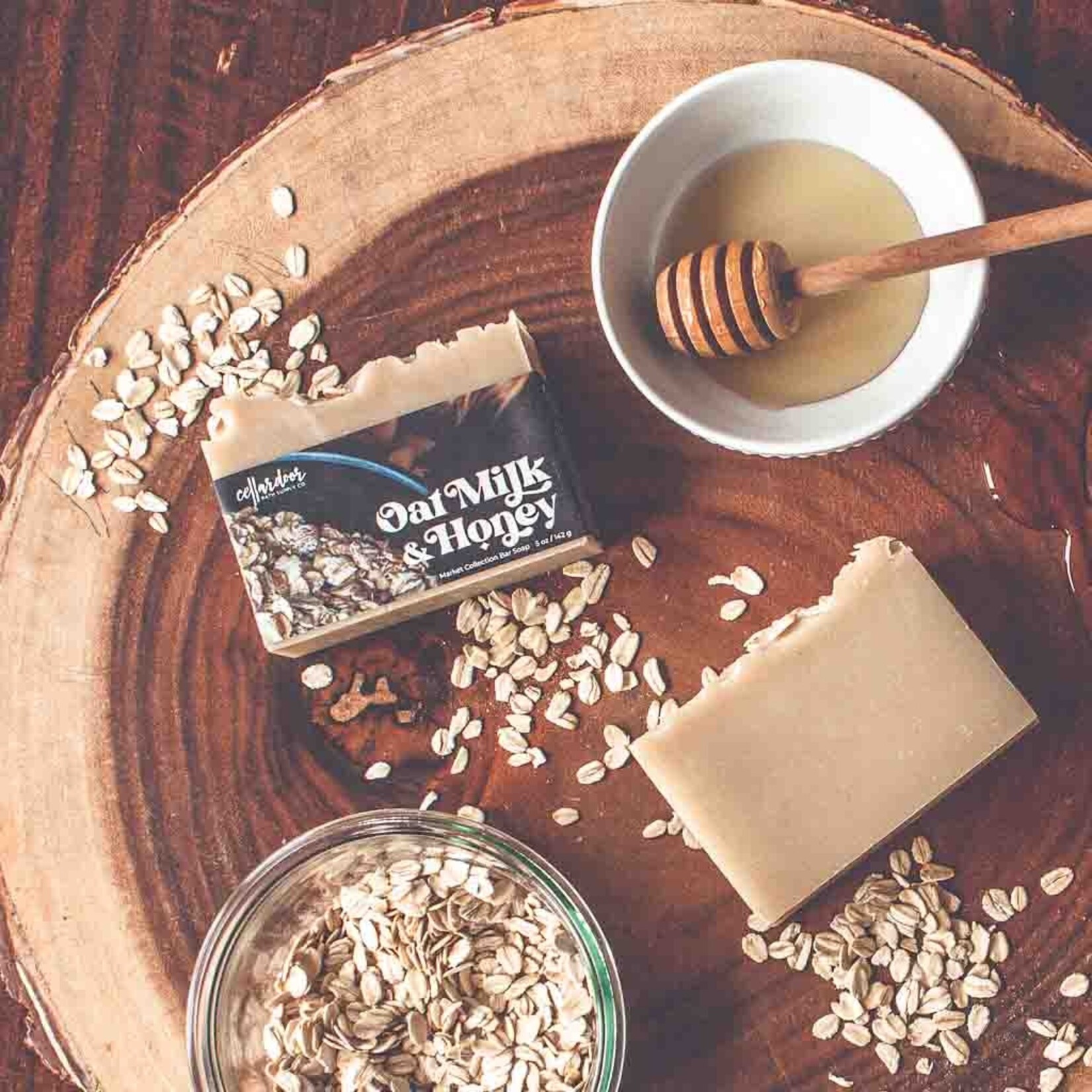 Cellar Door Bath Supply Co Oat Milk & Honey Bar Soap