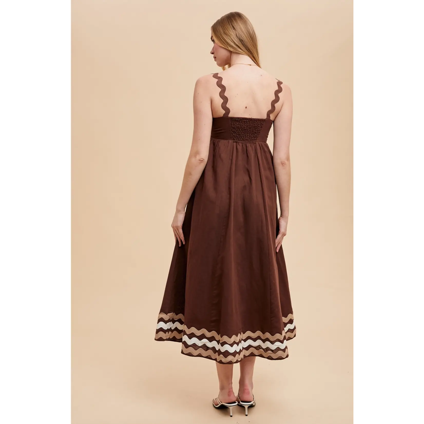 In Loom Ric Rac Cotton Maxi COCONUT