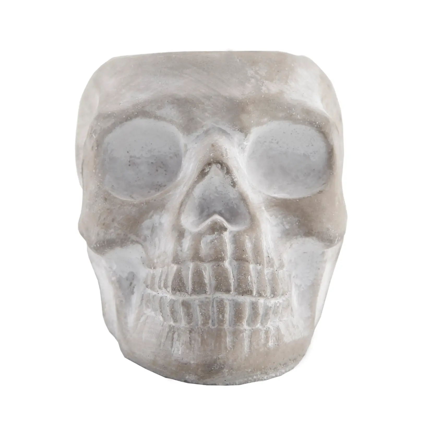 Flora Bunda Inc 5" X 3.2" Cement Sugar Skull Planter