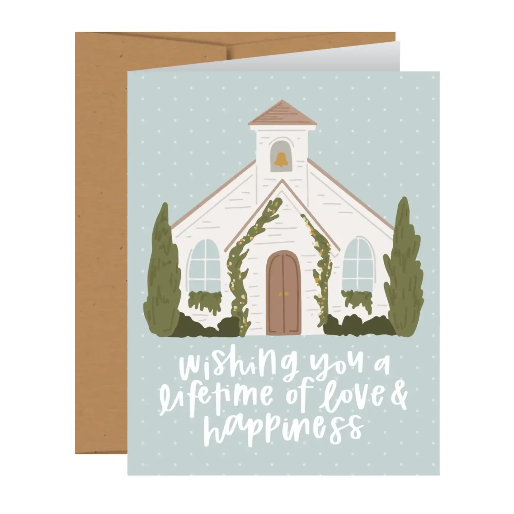 Pippi Post Lifetime of Happiness Wedding Card