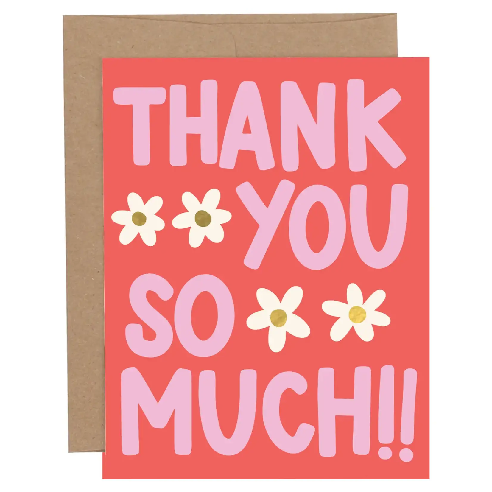 Pippi Post Thank You So Much Flowers Card