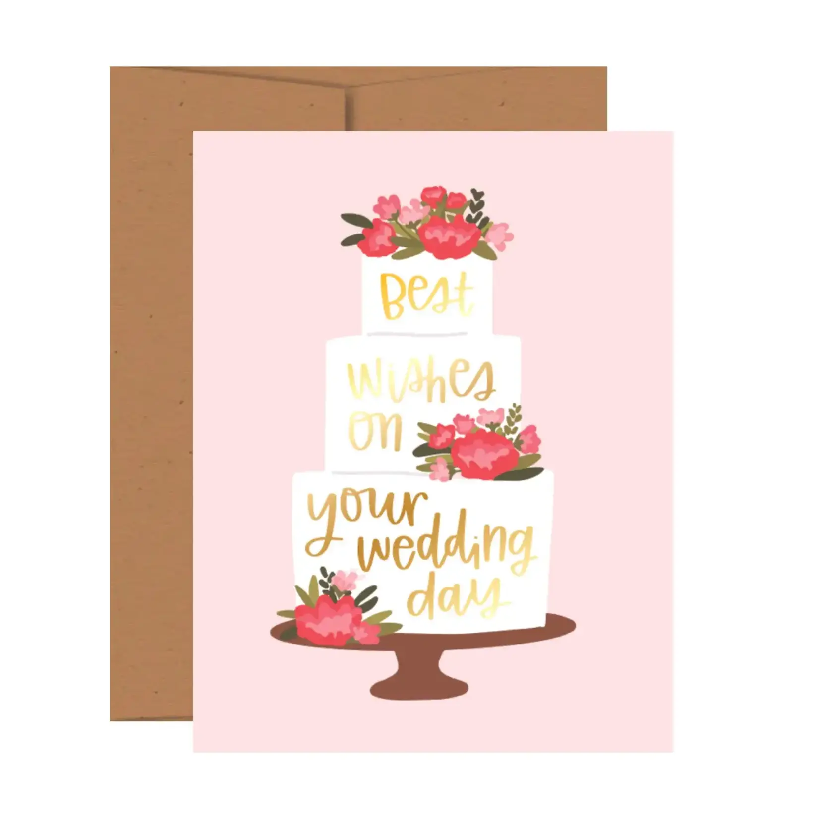 Pippi Post Wishes On Wedding Day Card