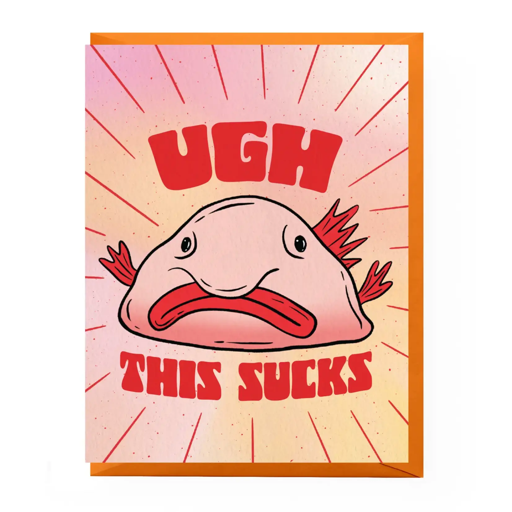 Boss Dotty Blobfish Sympathy Card
