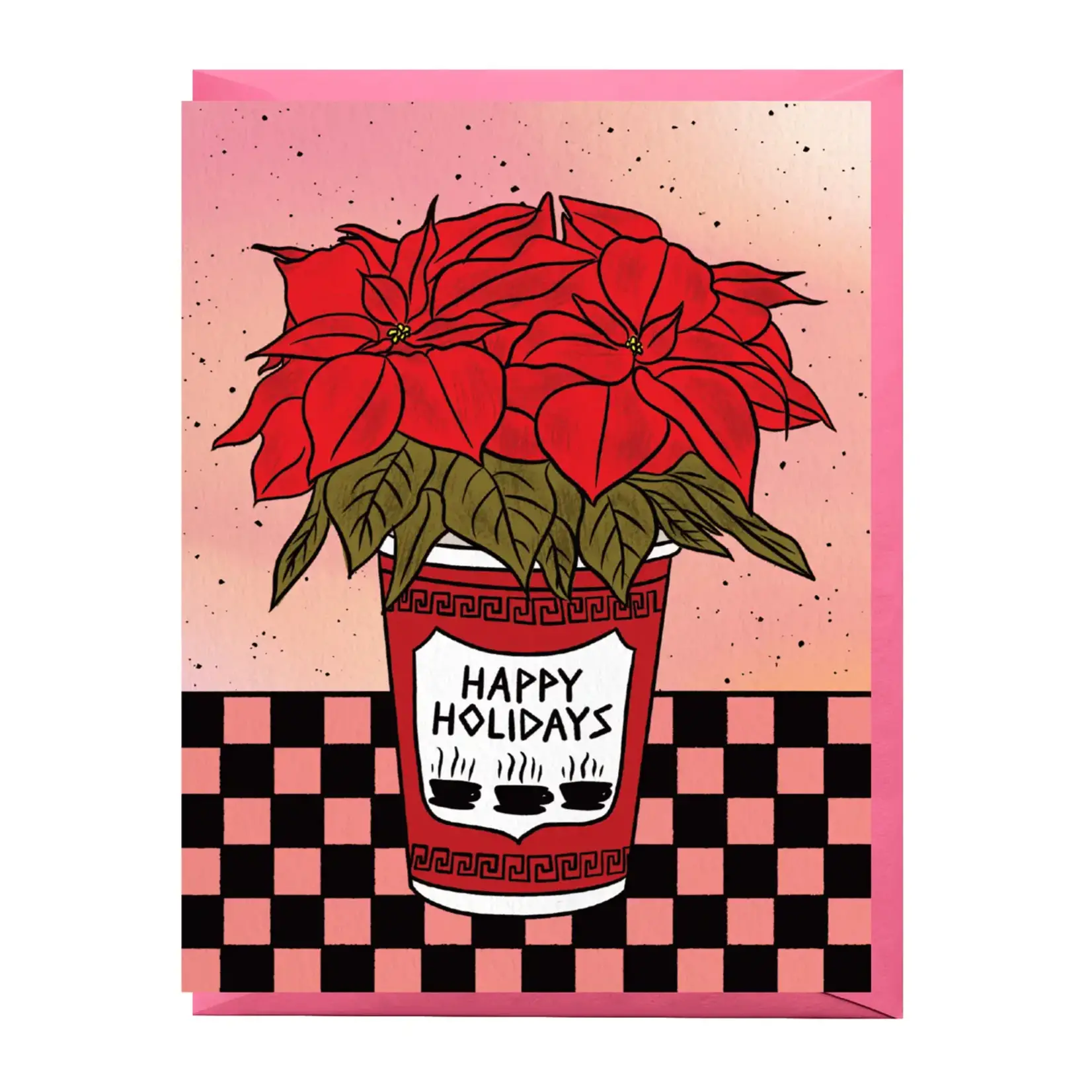 Boss Dotty Bodega Flowers Holiday Card