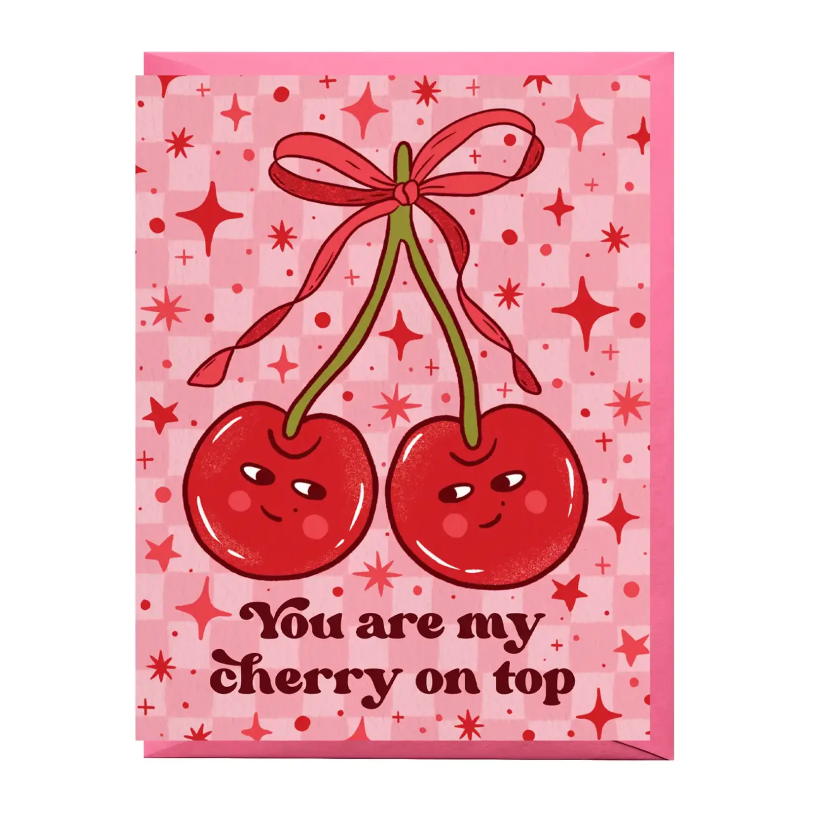 Boss Dotty Cherry On Top Love Card