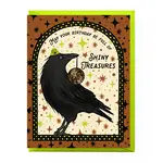 Boss Dotty Crow Birthday Card