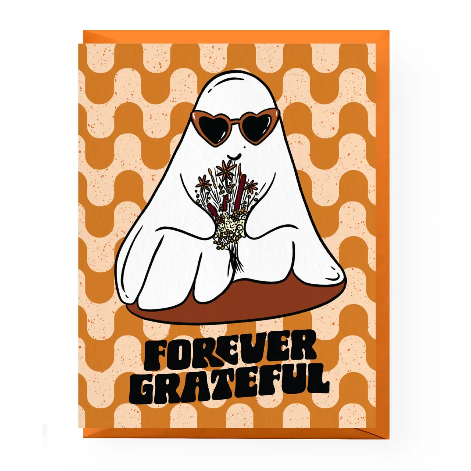Boss Dotty Forever Grateful Ghost Thank You Card