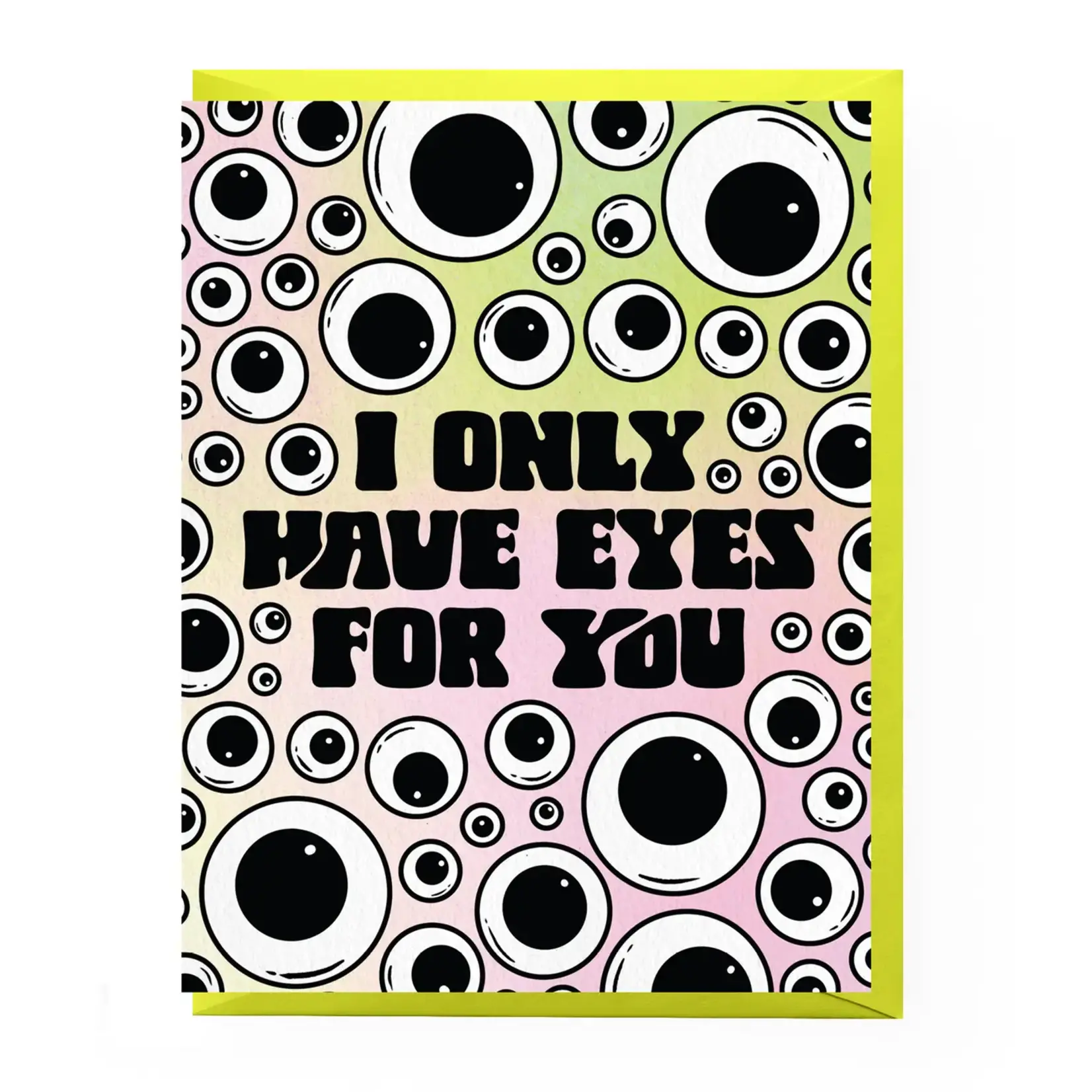 Boss Dotty Googly Eyes Love Card