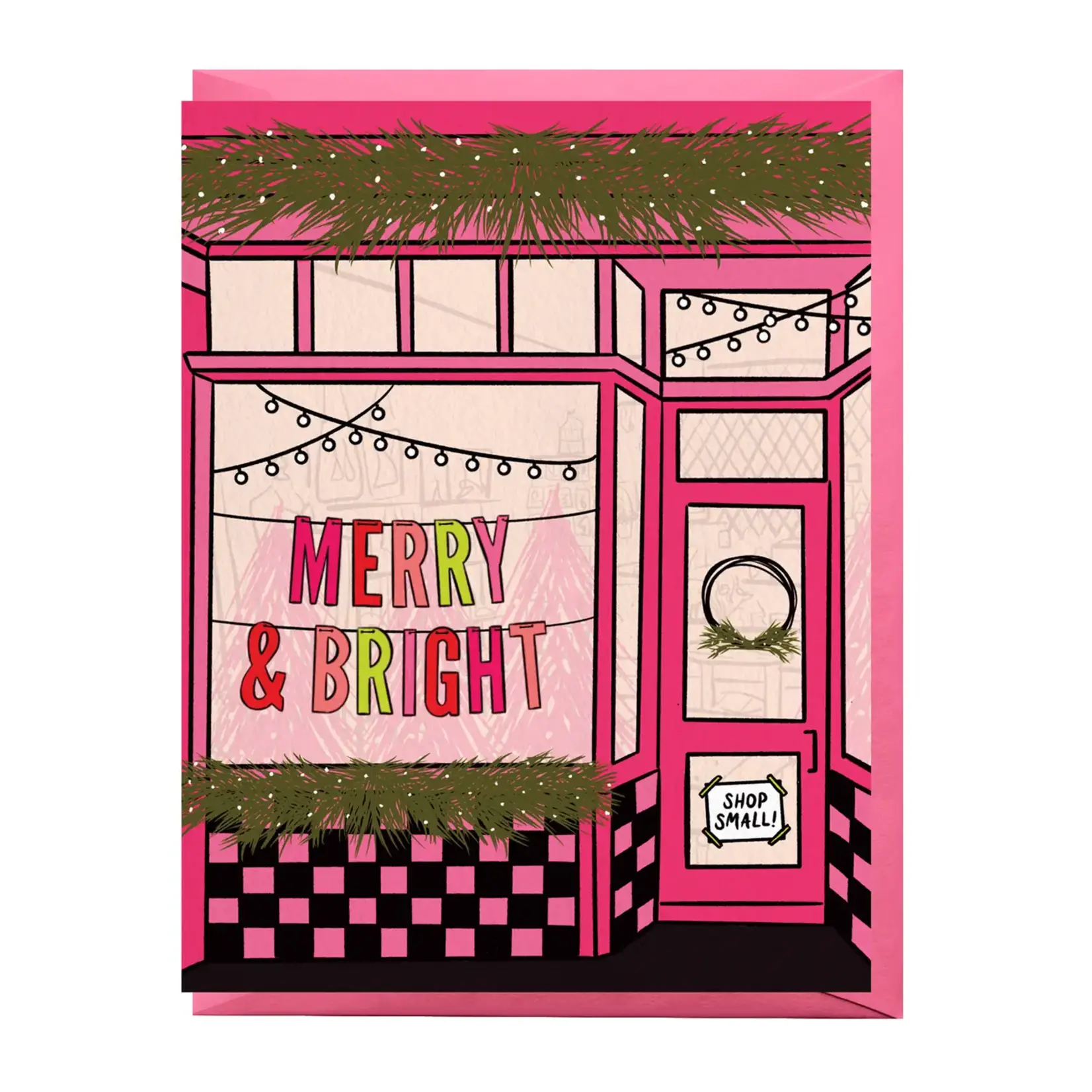 Boss Dotty Holiday Shop Window Card