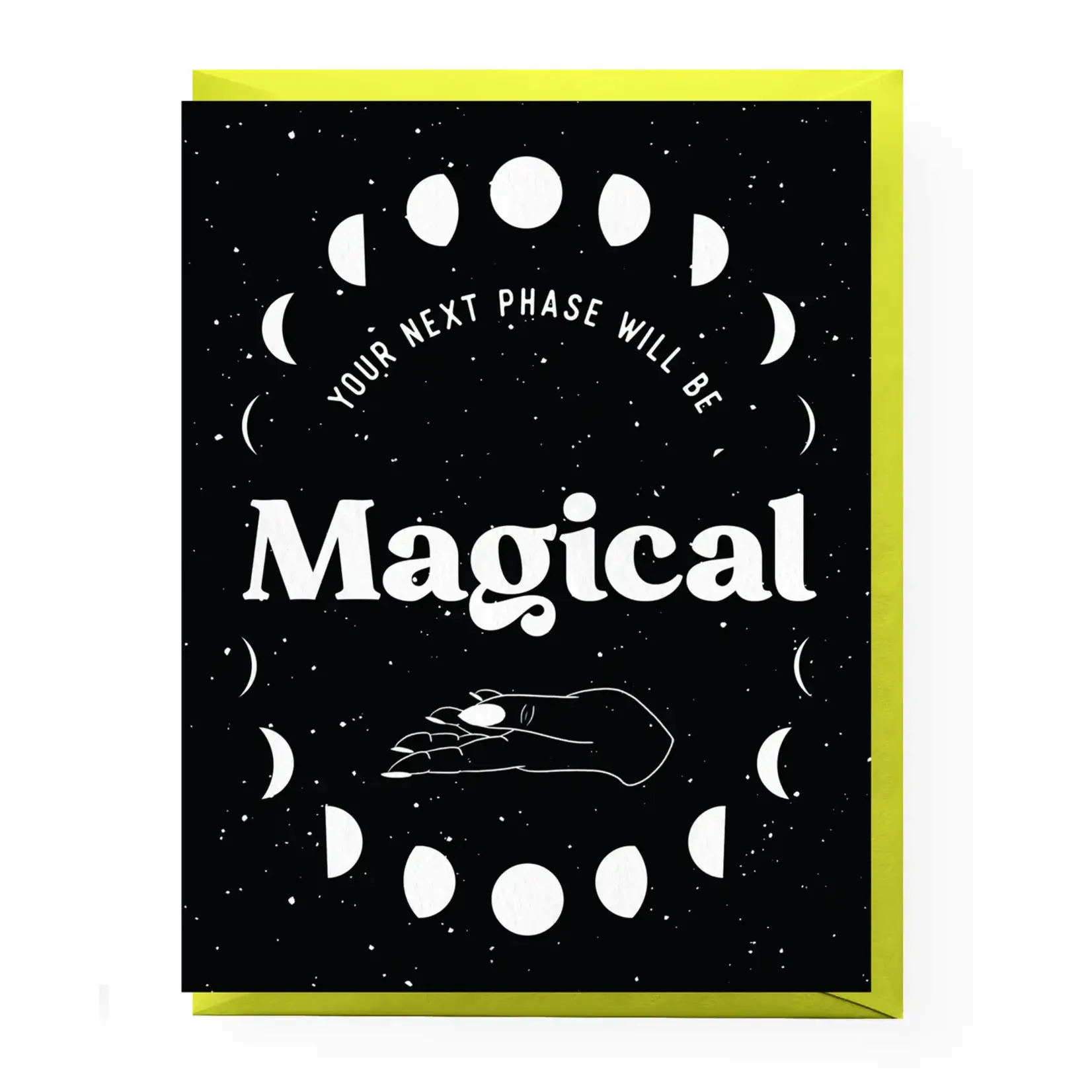 Boss Dotty Moon Phase Congratulations Card