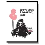 Smitten Kitten Grim Birthday Card