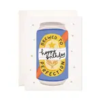 Bloomwolf Studio Brewed Birthday Greeting Card