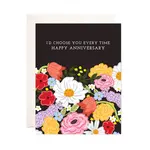 Bloomwolf Studio Every Time Anniversary Greeting Card