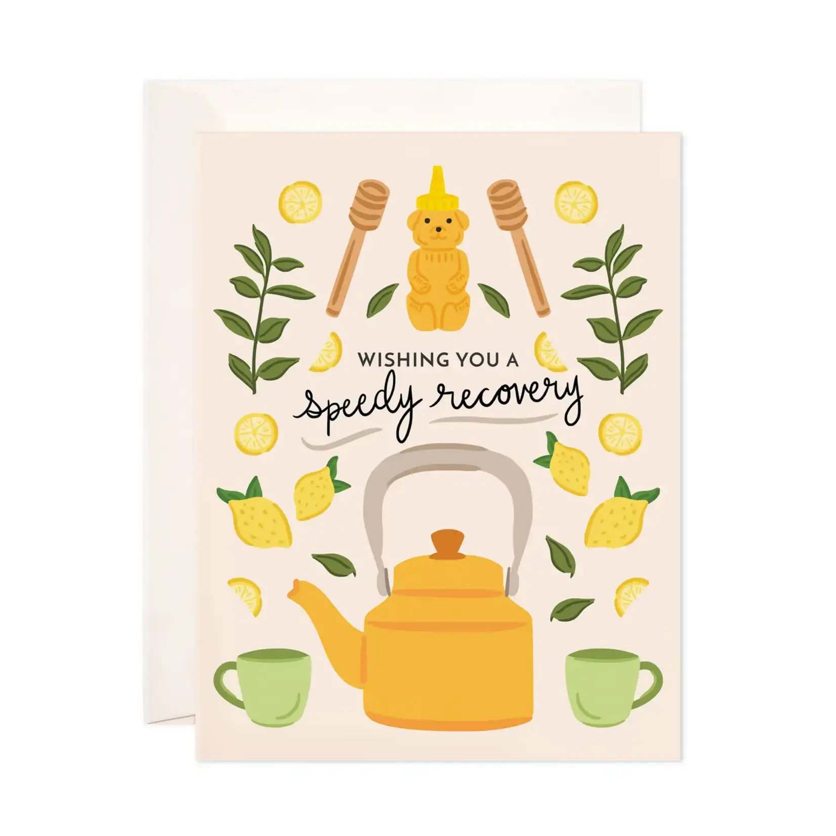 Bloomwolf Studio Lemon Recovery Greeting Card